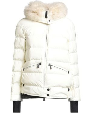 Moncler Ivory Puffer Polyamide, Shearling - White