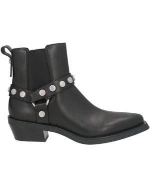 Ash Ankle Boots Leather - Black