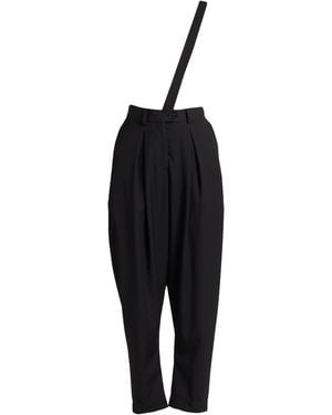 Isabel Benenato Pants Virgin Wool - Black
