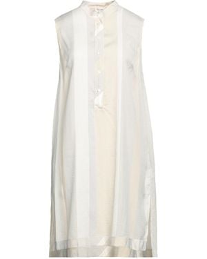 HER SHIRT HER DRESS Mini Dress - White