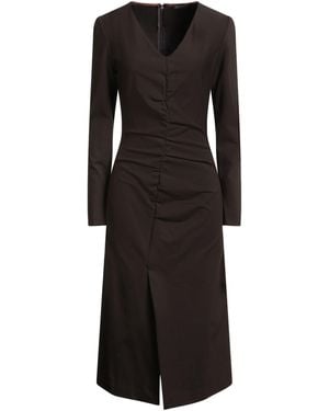 Maliparmi Midi Dress Viscose, Nylon, Elastane - Black