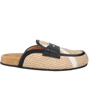 COLLEGE Mules & Clogs Leather, Textile Fibres - White