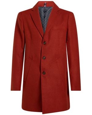 Massimo Rebecchi Coat Polyester, Viscose, Elastane - Red
