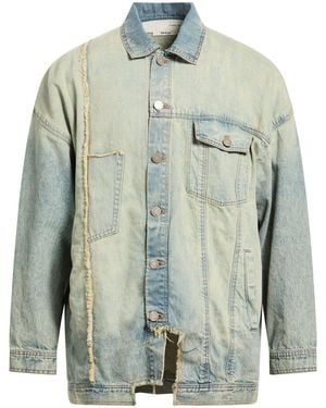 Isabel Benenato Denim Outerwear Cotton - Green