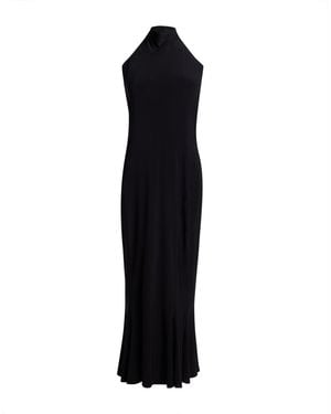Norma Kamali Maxi Dress Polyester, Elastane - Black