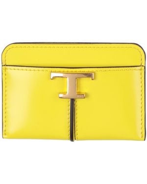 Tod's Cardholder Leather - Yellow