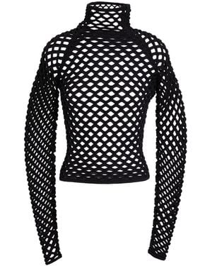 Alaïa Rollkragenpullover - Schwarz