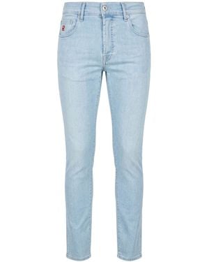 Roy Rogers Jeans Cotton, Elastomultiester, Rubber - Blue