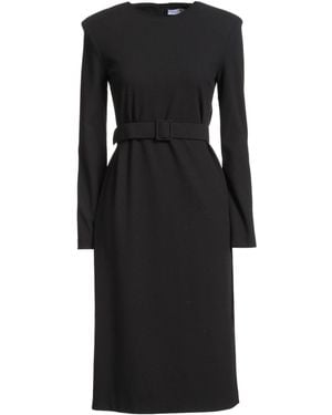 Harris Wharf London Midi-Kleid - Schwarz