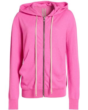 Rick Owens Fuchsia Cardigan Cashmere - Pink