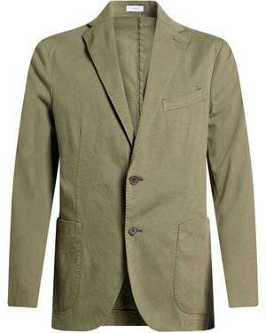 Boglioli Military Blazer Cotton, Silk, Acrylic - Green