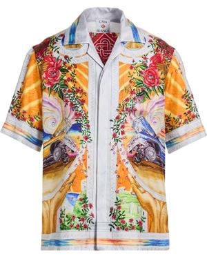 CASABLANCA Shirt Silk - Orange