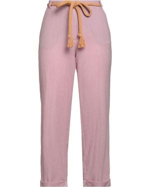 Alysi Chocolat Trousers Virgin Wool - Pink