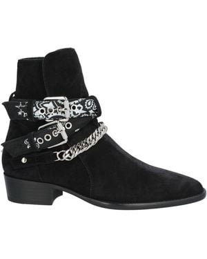 Amiri Ankle Boots Leather - Black