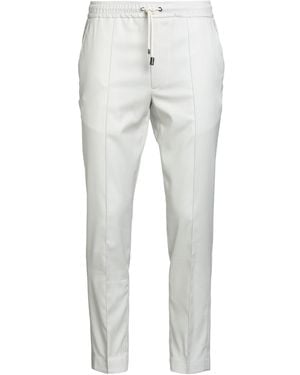 Isaia Trousers Wool, Cotton, Elastane - Grey