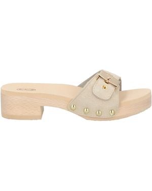 Scholl Sandals Leather - Natural