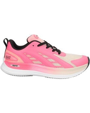EA7 Sneakers Textile Fibers, Rubber - Pink