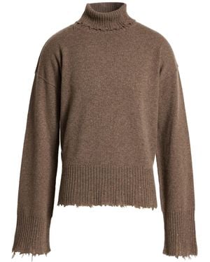 Uma Wang Turtlenecks - Brown