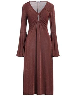 Otro Amor Midi Dress Viscose, Polyamide, Metallic Polyester, Elastane - Red