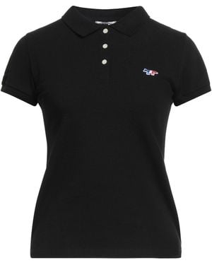 Maison Kitsuné Polo Shirt Cotton - Black
