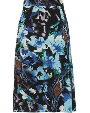 ESCADA Midi Skirt Silk - Blue