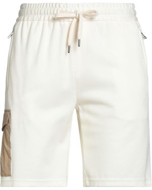 Windsor. Ivory Shorts & Bermuda Shorts Polyester, Polyacrylic, Wool, Cotton - Natural