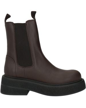 Boemos Chocolate Ankle Boots Leather - Black