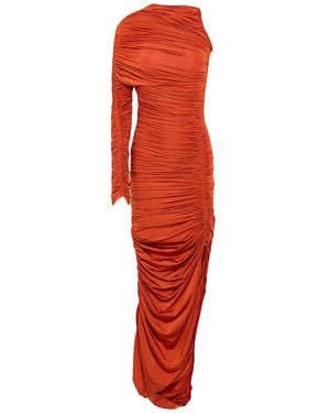 Mugler Vestito Lungo - Rosso