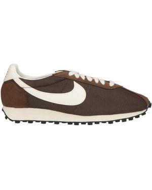 Nike Sneakers Leather, Textile Fibers - Brown