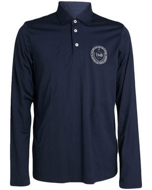 Tombolini Polo Shirt Cotton, Elastane - Blue