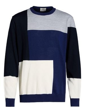 M.Q.J. Jumper Wool, Acrylic - Blue