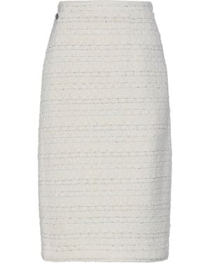Manila Grace Midi Skirt - White