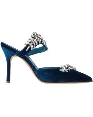 Manolo Blahnik Mules & Clogs - Blau