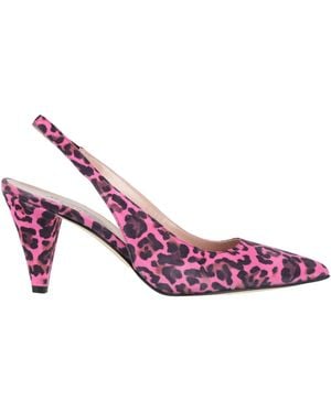 Riccardo Cartillone Fuchsia Pumps Leather - Pink