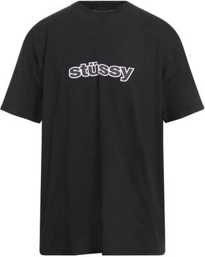 Stussy T-Shirt Cotton - Black
