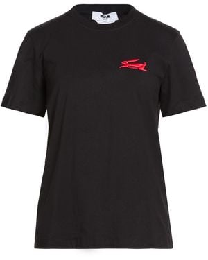 MSGM T-Shirt Cotton - Black