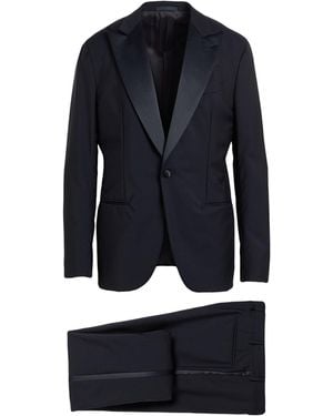 Caruso Suit Wool, Mohair Wool - Blue