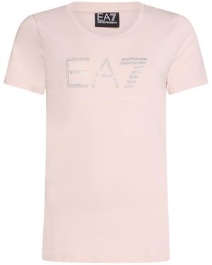 EA7 T-Shirt Cotton, Elastane - Pink