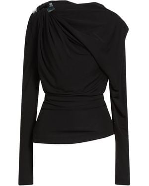 Victoria Beckham Top Viscose - Black