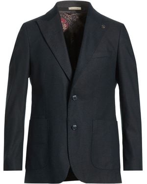SUIT SARTORIA Midnight Blazer Linen, Ecovero Viscose, Pes, Elastane - Black