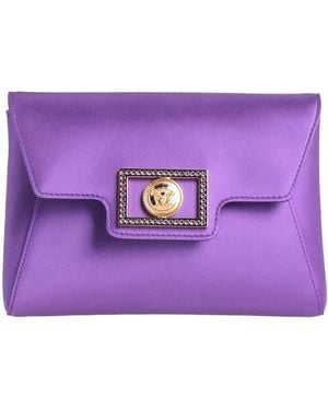 Versace Handbag Textile Fibres - Purple