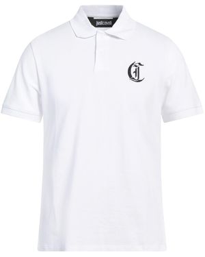 Just Cavalli Polo Shirt Cotton - White
