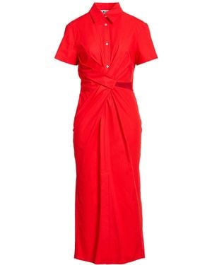MSGM Midi Dresses - Red