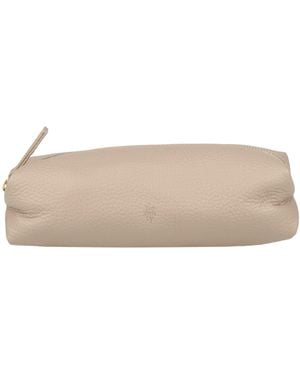 Eleventy Beauty Case Leather - Natural
