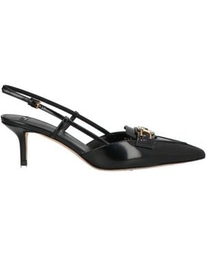 Elisabetta Franchi Court Shoes Leather - Black