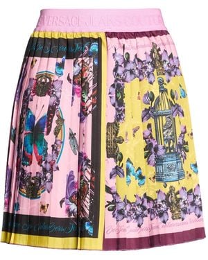 Versace Jeans Couture Mini Skirt Polyester - Red