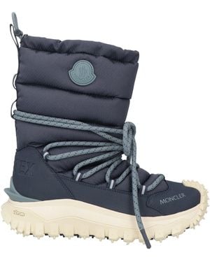 Moncler Boot Textile Fibers, Synthetic Material - Blue