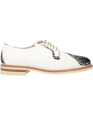 BERWICK  1707 Lace-Up Shoes Leather - White
