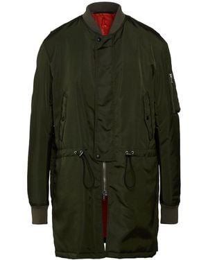 Kris Van Assche Military Overcoat & Trench Coat Polyamide, Polyester - Green