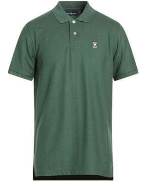 Psycho Bunny Military Polo Shirt Pima Cotton - Green